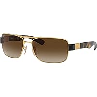 小物 Ray-Ban RB3522 Ray-Ban RB3522 XXL (61 - 17) with Green lenses and Silver